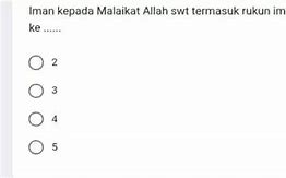 Iman Kepada Malaikat Allah Swt Adalah Termasuk Rukun Iman Yang Ke